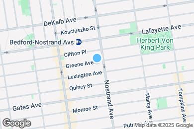 Map image of the property - 480 Greene Ave