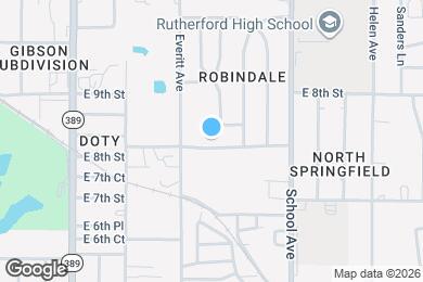 Map image of the property - 3107 E 8th St