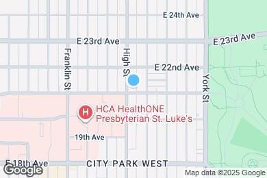Map image of the property - 1915 E 21st Ave
