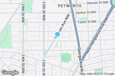 Map image of the property - 3905 Kansas Ave NW