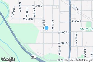 Map image of the property - 260 W 400 S