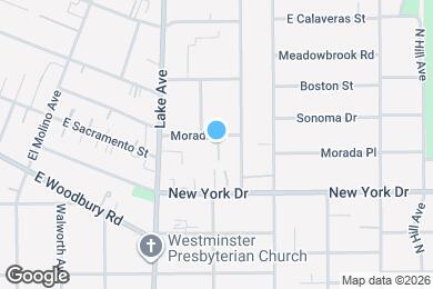 Map image of the property - 1022 Morada Pl