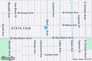 Map image of the property - 1219 Berkley Ave