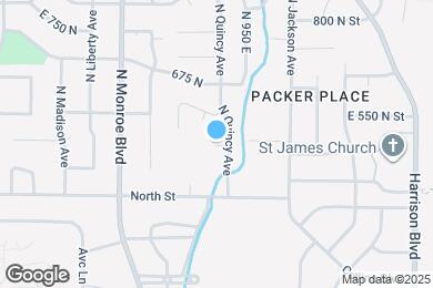 Map image of the property - 934 E 490 N