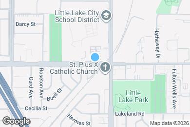 Map image of the property - 11737 Florence Ave