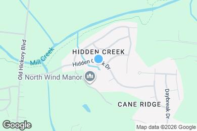 Map image of the property - 3136 Hidden Creek Dr