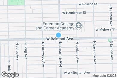Map image of the property - 5207 W Belmont Ave