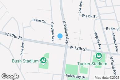 Map image of the property - 335 W 12th St