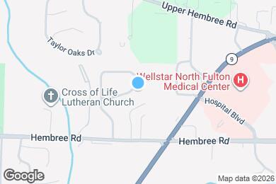 Map image of the property - 440 Hembree Forest Cir