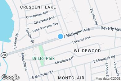 Map image of the property - 917 W Michigan Ave