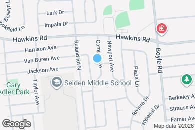 Map image of the property - 30 Campo Ave