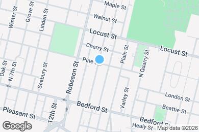 Map image of the property - 911 Pine St