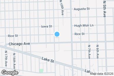 Map image of the property - 711 N 11th Ave