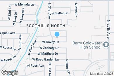 Map image of the property - 3033 W Quail Ave