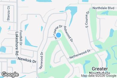 Map image of the property - 16511 W Course Dr