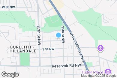Map image of the property - 3513 T St NW