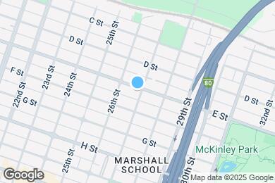 Map image of the property - 2630 E St