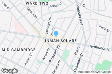 Map image of the property - 6 Oakland St