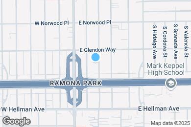 Map image of the property - 1825 S Monterey St