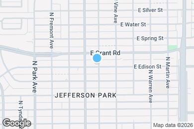 Map image of the property - 1387 E Edison St