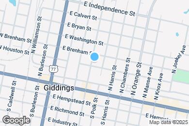 Map image of the property - 407 E Houston St
