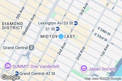 Map image of the property - 138 E 50th St