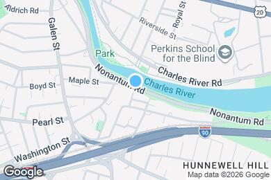 Map image of the property - 124 Nonantum Rd