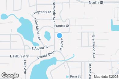 Map image of the property - 738 Preble Ave