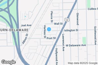 Map image of the property - 963 Islington St