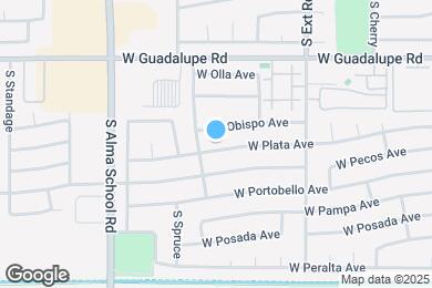 Map image of the property - 952 W Plata Ave