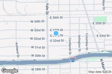 Map image of the property - 116 E 33rd St
