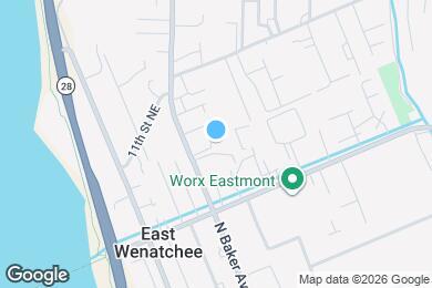 Map image of the property - 939 N Baker Ave