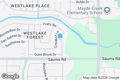 Map image of the property - 2411 Shady Brook Dr