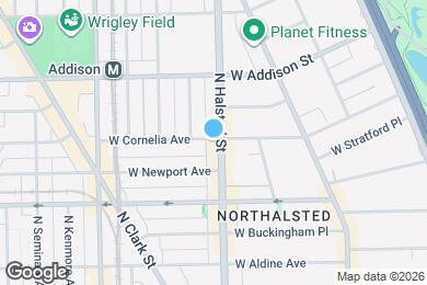 Map image of the property - 805 W Cornelia Ave