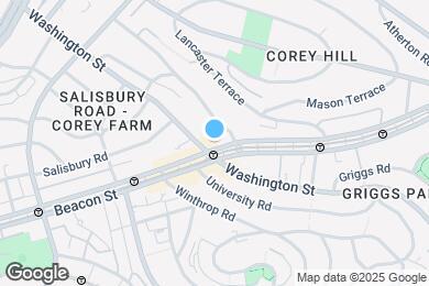 Map image of the property - 1624 Beacon St