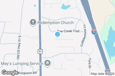 Map image of the property - 160 Shady Ln Cove