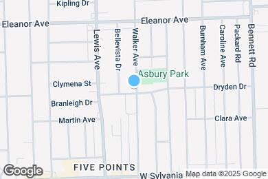 Map image of the property - 2355 Ward St