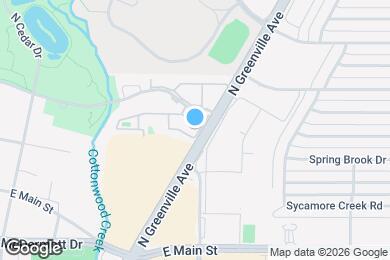 Map image of the property - 301 Greenville
