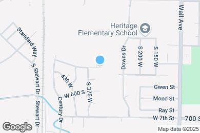 Map image of the property - 340 W Oaks Dr