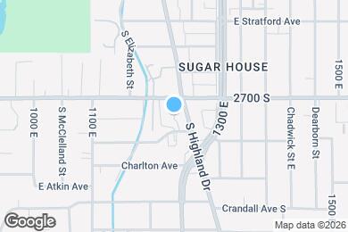 Map image of the property - 2730 S Highland Dr