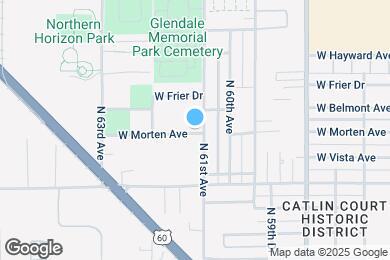 Map image of the property - 7602 N 61st Ave