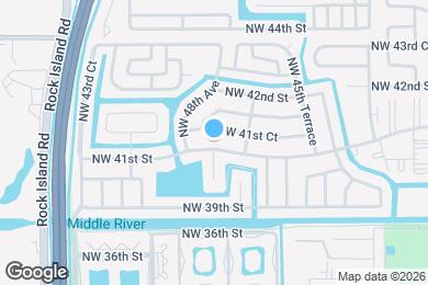 Map image of the property - 4753 NW 41st St
