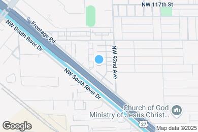 Map image of the property - 11017 W Okeechobee Rd