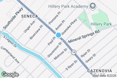 Map image of the property - 1901 Seneca St