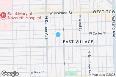Map image of the property - 1029 N Winchester Ave
