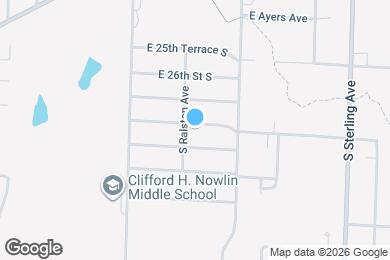 Map image of the property - 10605 E 27th St S