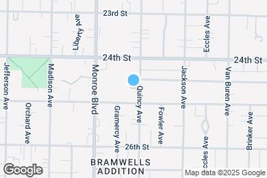 Map image of the property - 25th & Quincy