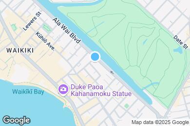 Map image of the property - 2415 Ala Wai Blvd