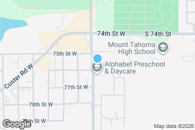 Map image of the property - 7519 Lakewood Dr W