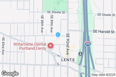 Map image of the property - 8924-8934 SE Ellis St